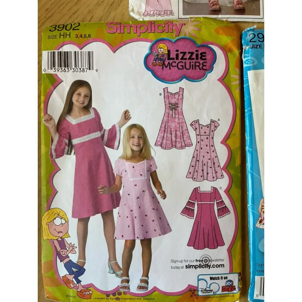 5 Girls School Dresses Sundress Lizzie McGuire Project Runway Cute Sew Patterns